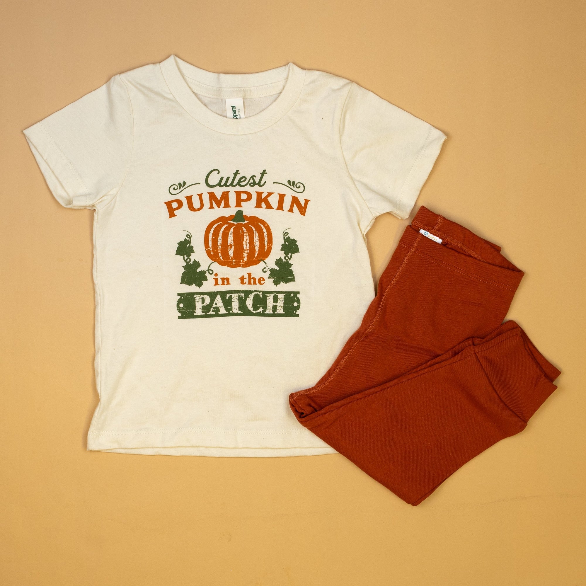 Cuddle Sleep Dream 2y Short Sleeve Cutest Pumpkin in the Patch | Organic Tshirt