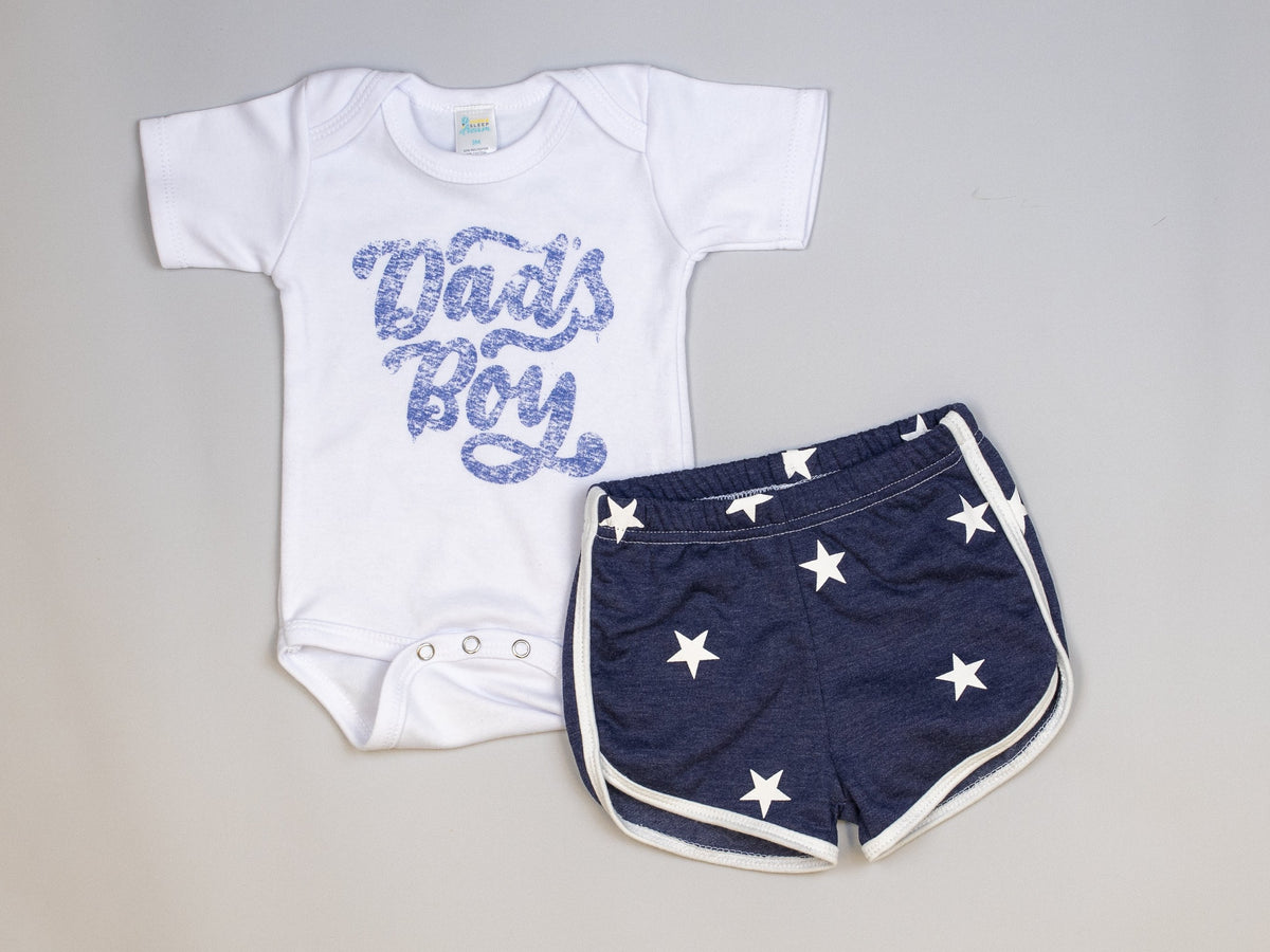 Cuddle Sleep Dream Dad&#39;s Boy | White Bodysuit