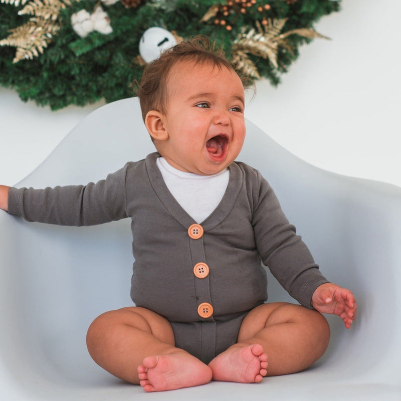 Dark Gray Cardisuit Cuddle Sleep Dream