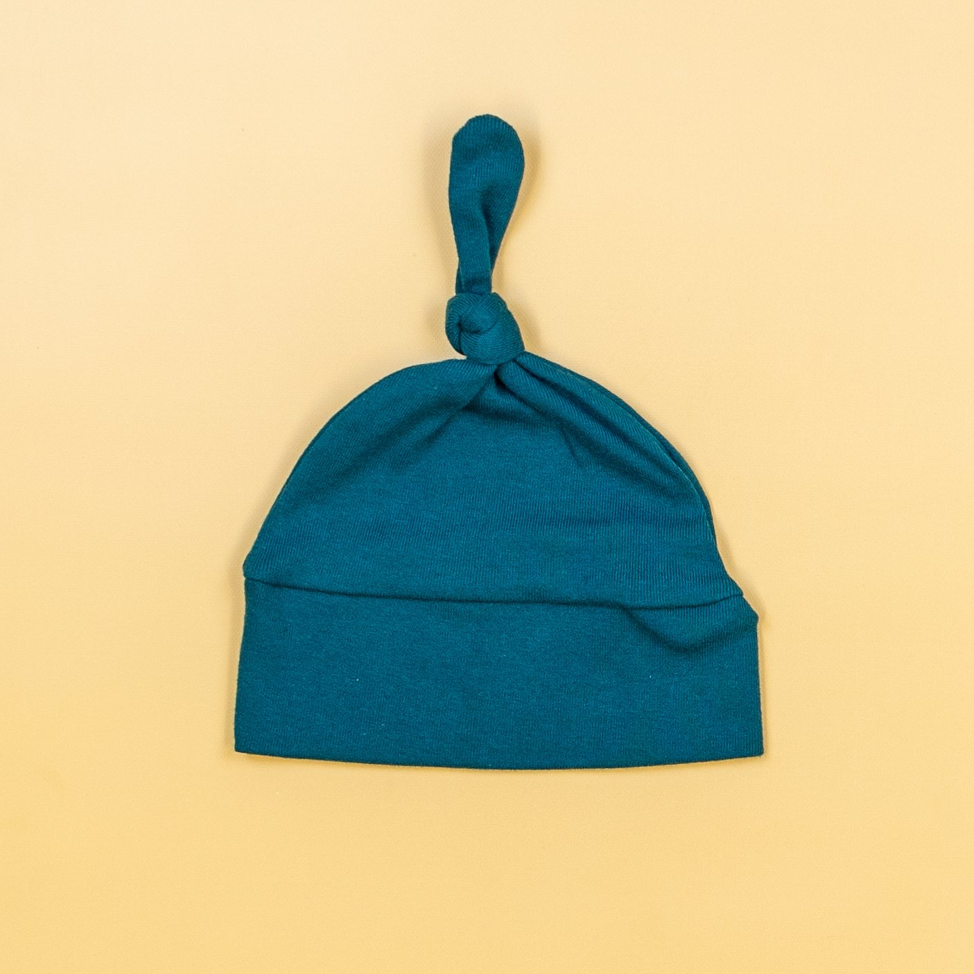 Cuddle Sleep Dream Knot Hat Deep Teal Knot Hat