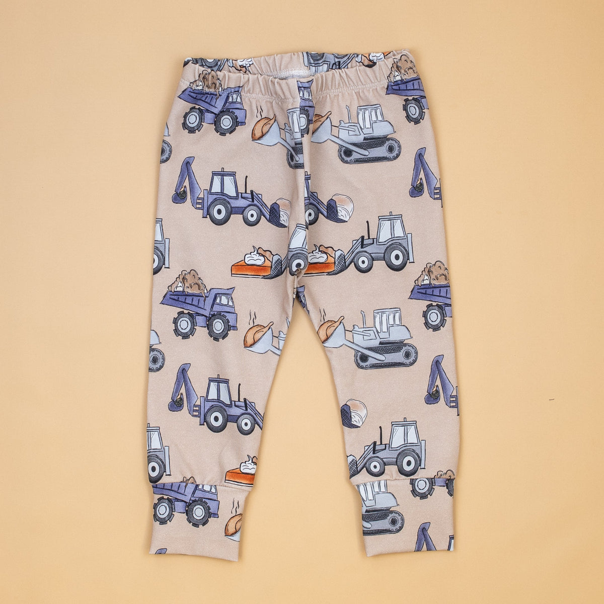 Cuddle Sleep Dream Slim Joggers Dig In Construction Thanksgiving Slim Joggers