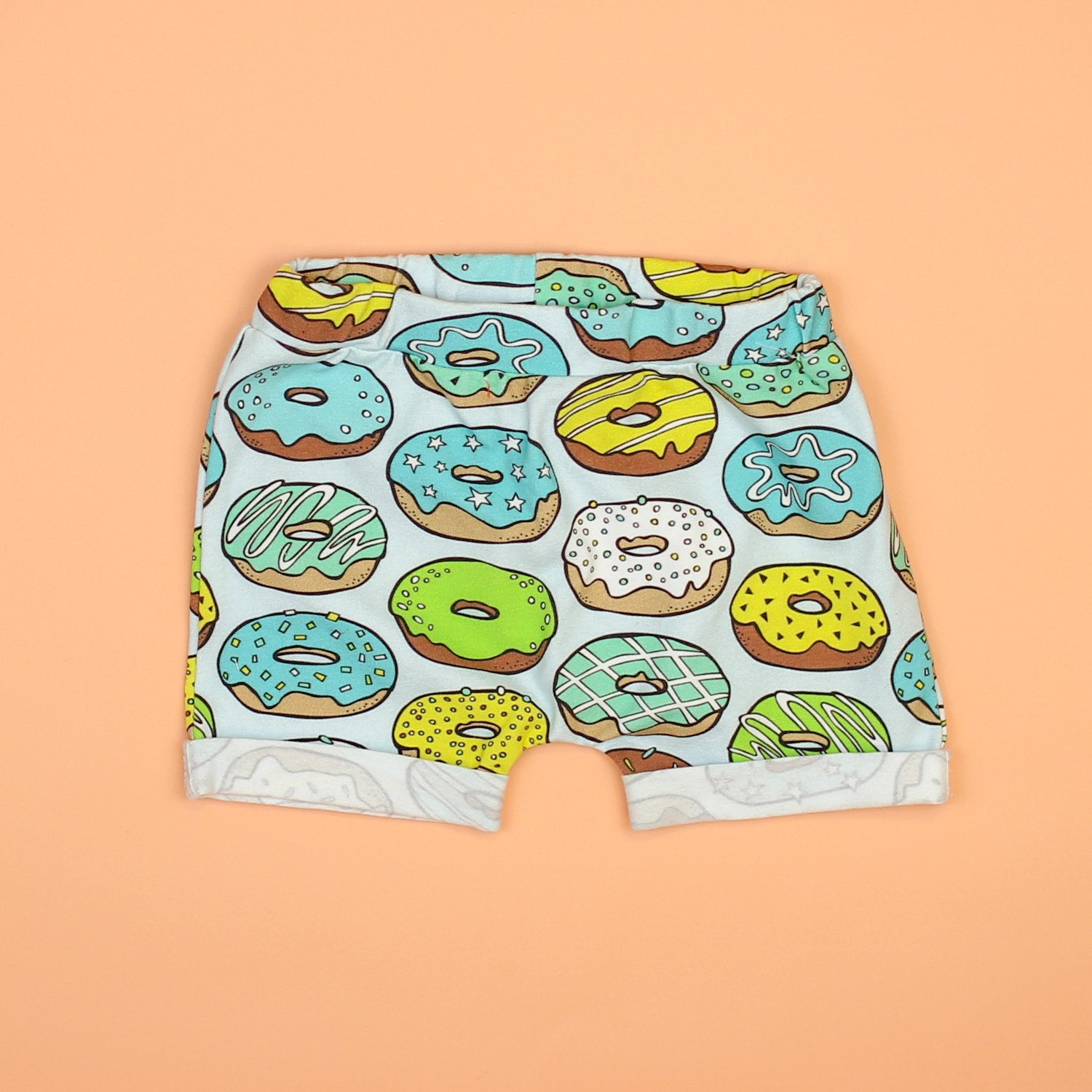 Cuddle Sleep Dream Rolled Hem Shorts Donut Rolled Hem Shorts