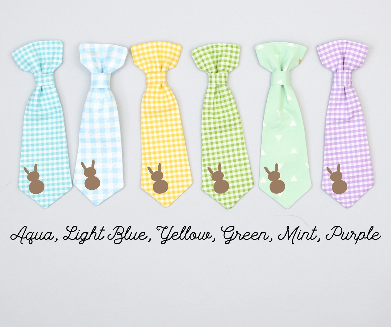 Cuddle Sleep Dream Ties Easter Bunny Snap-On Neckties