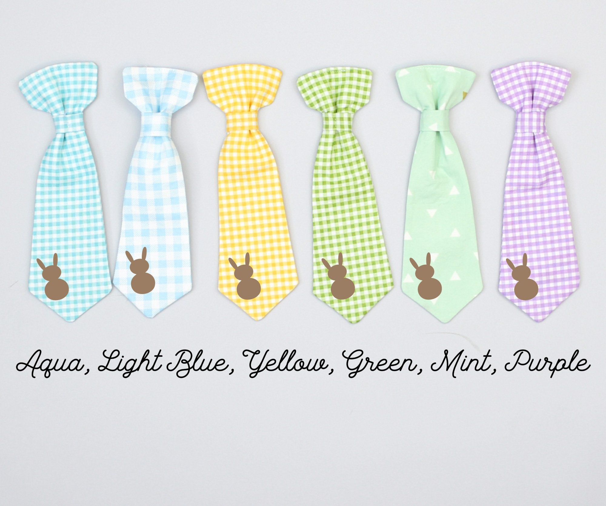 Cuddle Sleep Dream Ties Easter Bunny Snap-On Neckties
