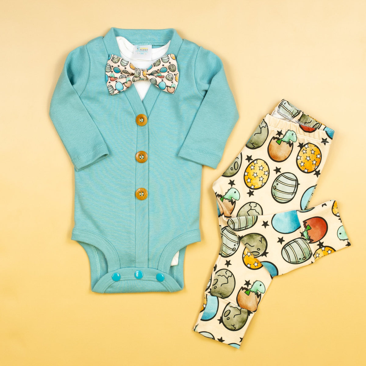 Cuddle Sleep Dream Slim Joggers Easter Dino Eggs Slim Joggers