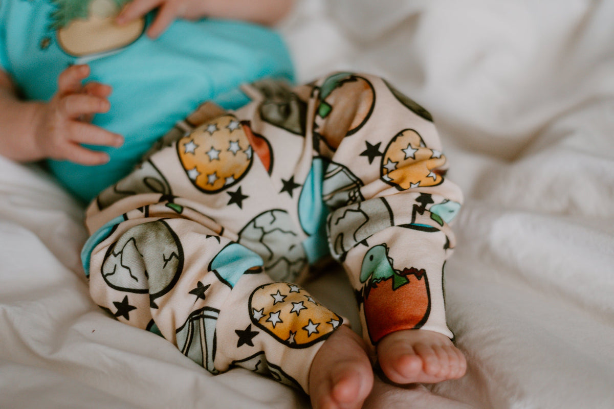 Cuddle Sleep Dream Slim Joggers Easter Dino Eggs Slim Joggers