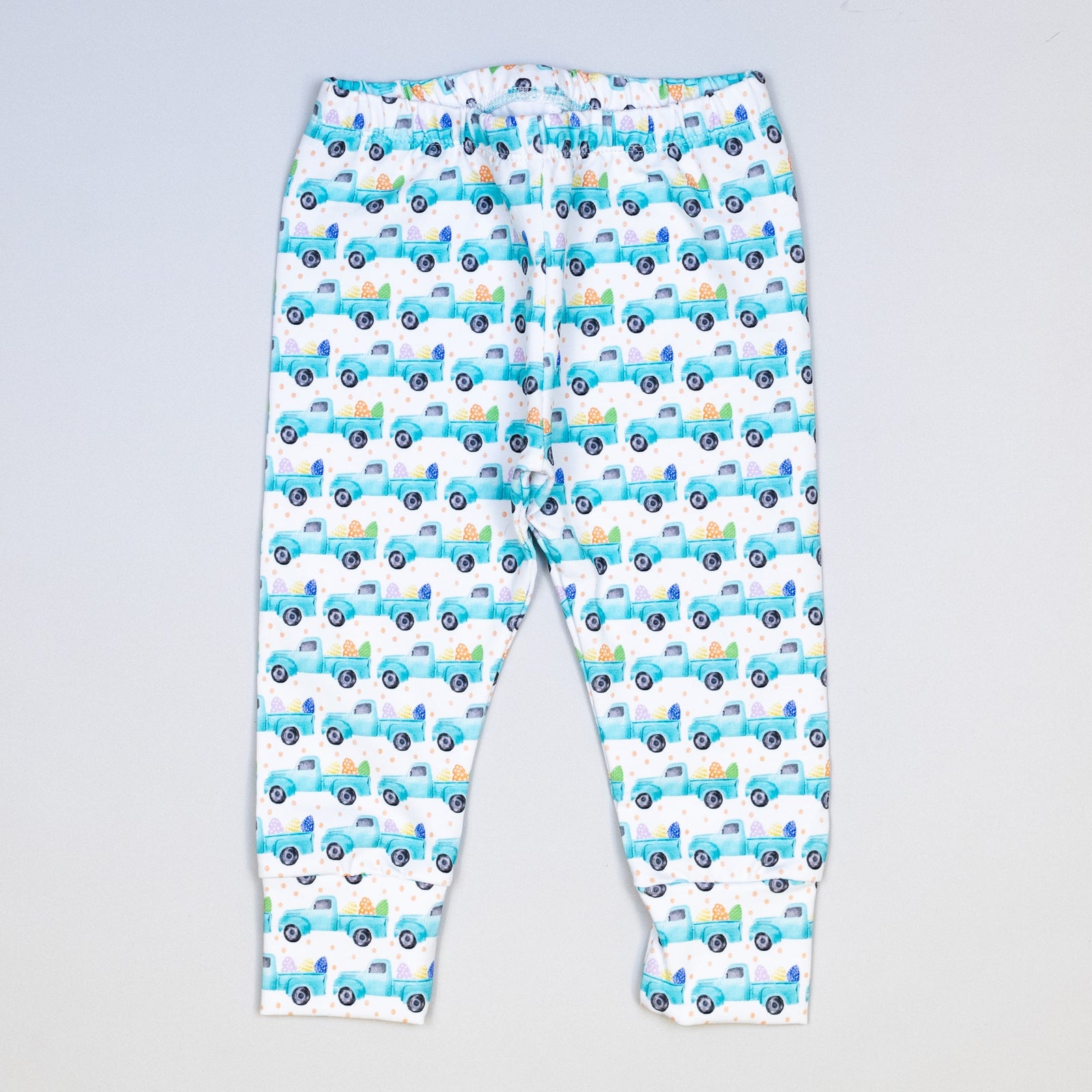 Cuddle Sleep Dream Slim Joggers Easter Farm Trucks | Slim Joggers