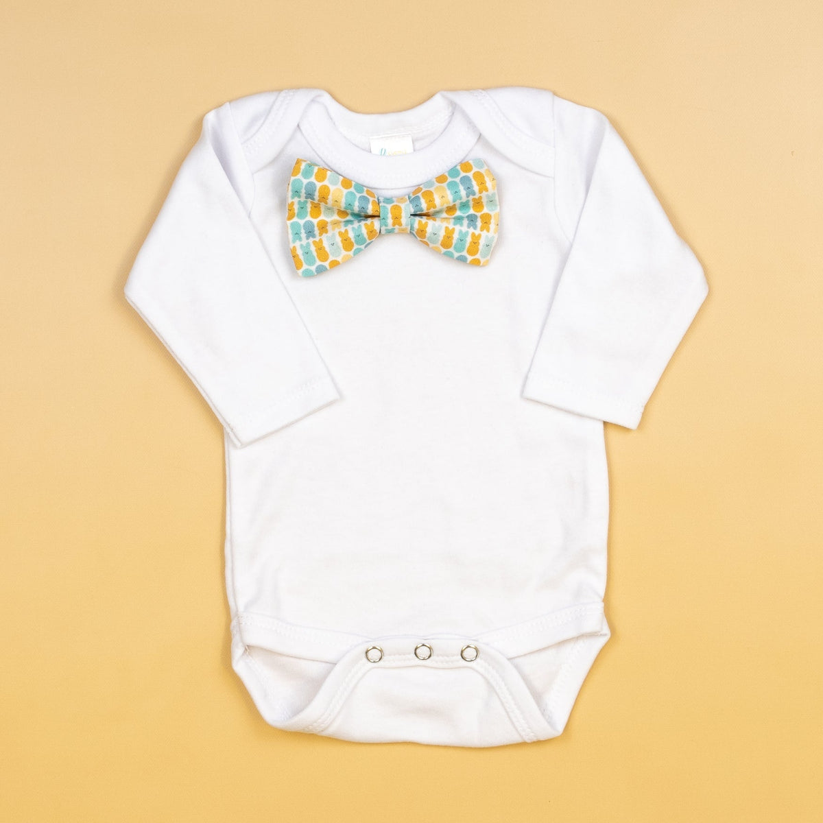 Cuddle Sleep Dream Bowtie Bodysuit Easter Marshmallow Bunny Bowtie Bodysuit
