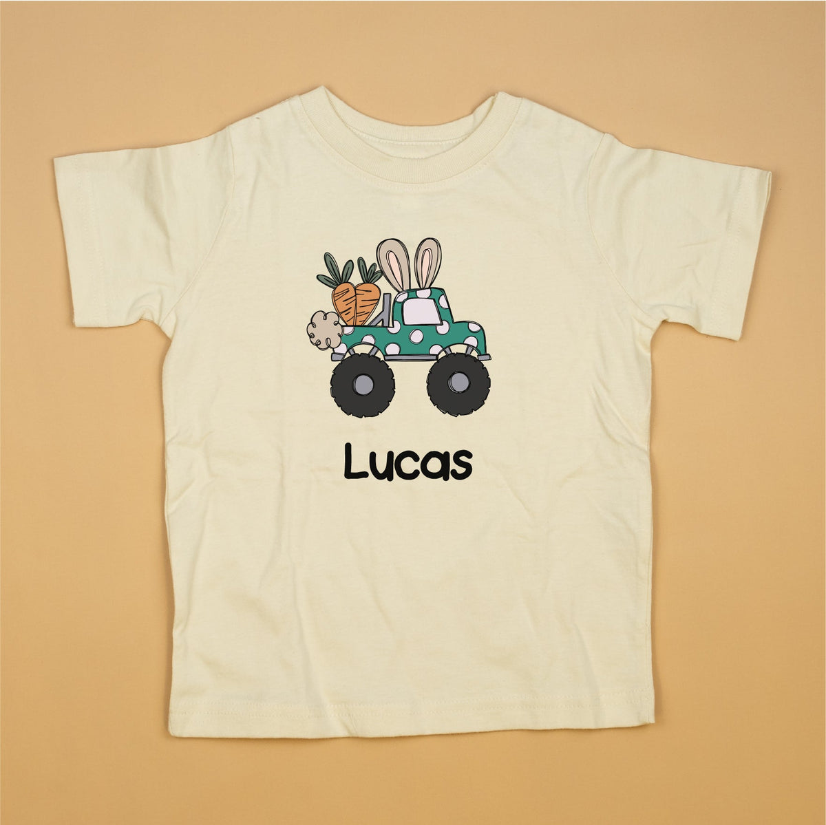 Cuddle Sleep Dream Easter Monster Truck | Natural Tshirt