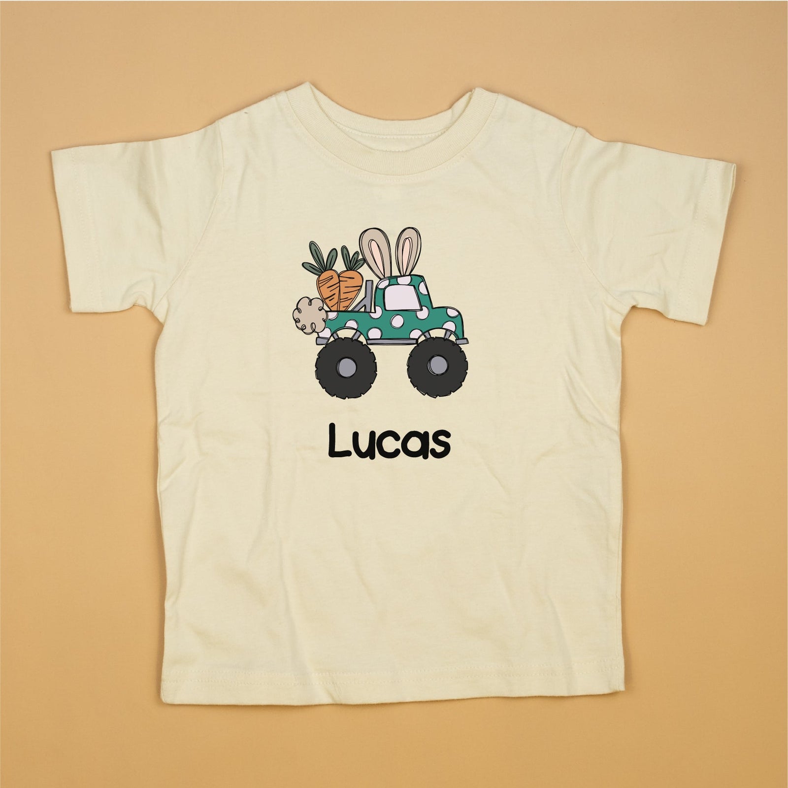 Cuddle Sleep Dream Easter Monster Truck | Natural Tshirt