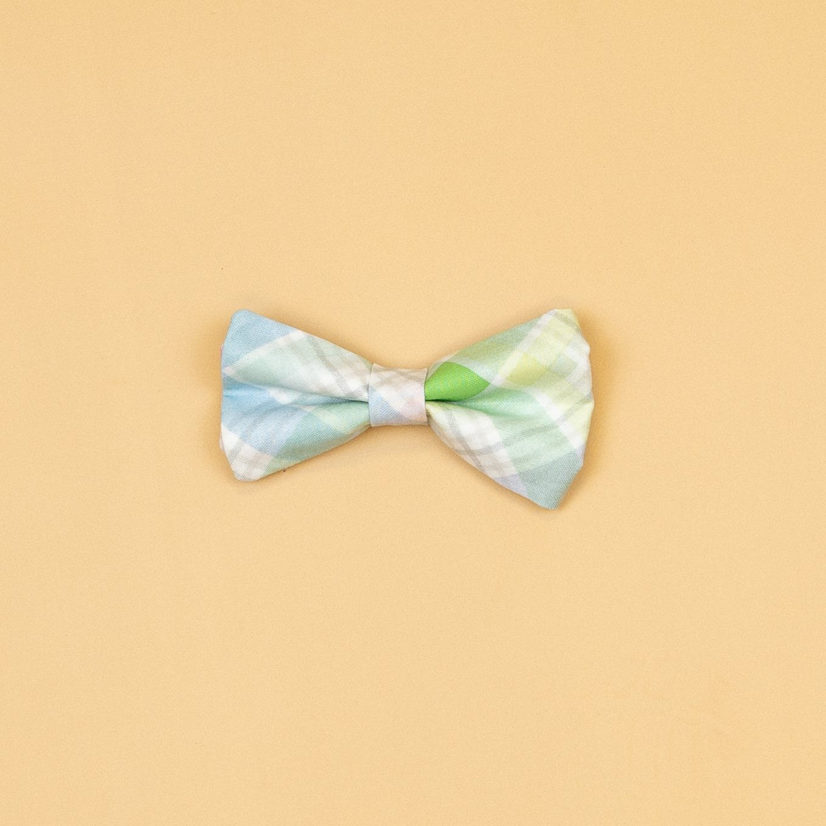 Cuddle Sleep Dream Ties Spring Plaid Bow Easter Snap-On Tie