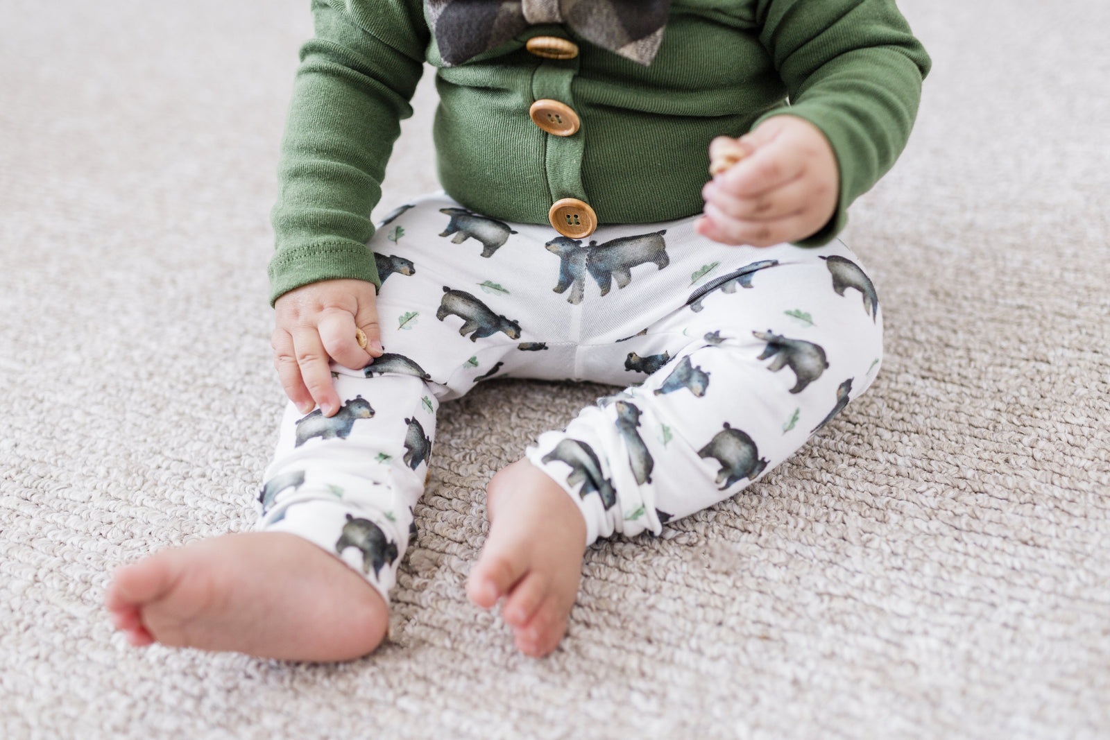 Cuddle Sleep Dream Leggings Fall Bear Leggings