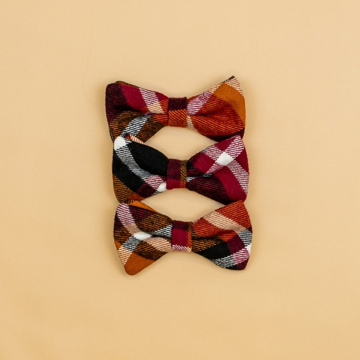 Cuddle Sleep Dream Ties Fall Plaid Snap-On Tie