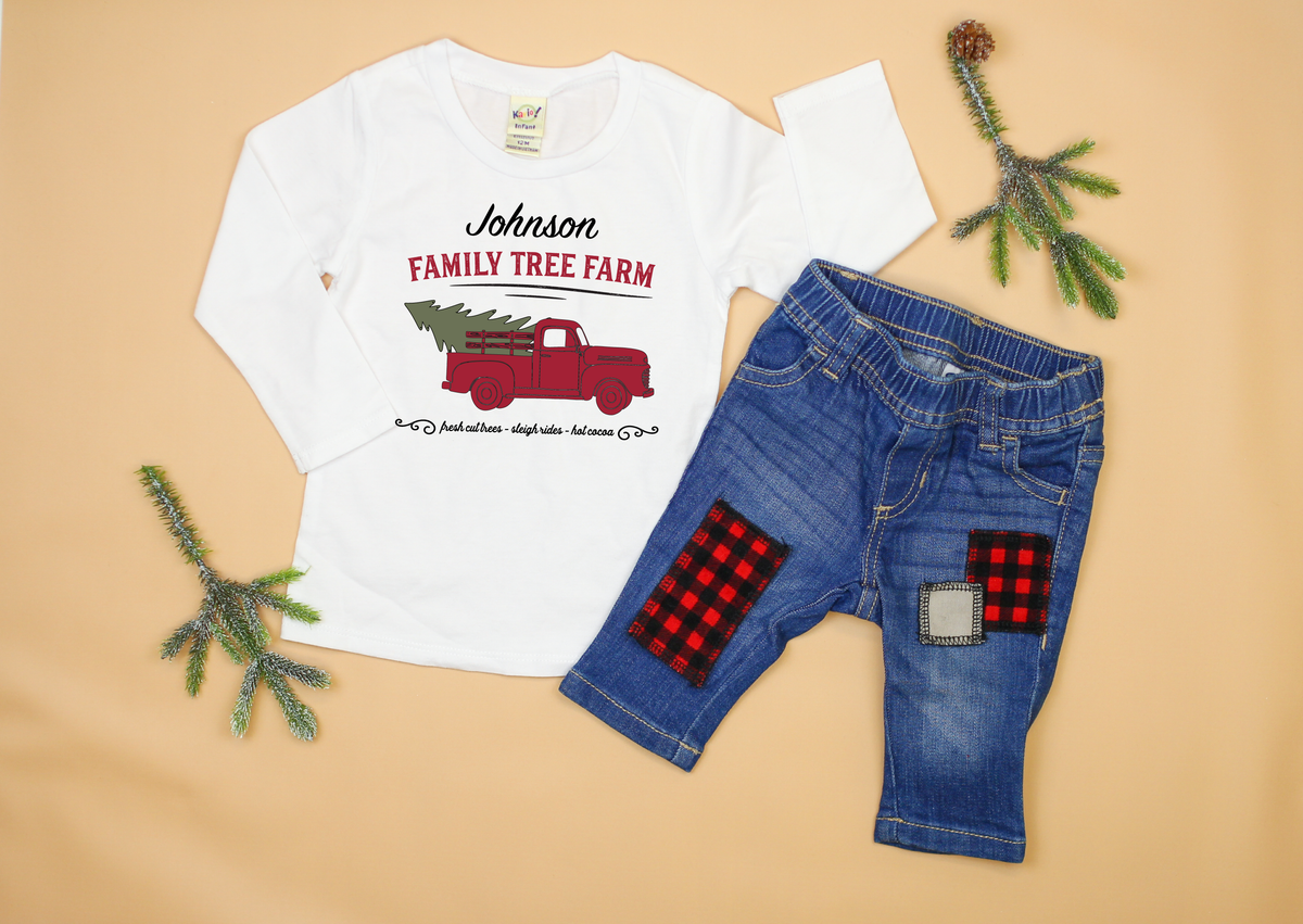 Cuddle Sleep Dream Family Farm Christmas Truck Tshirt