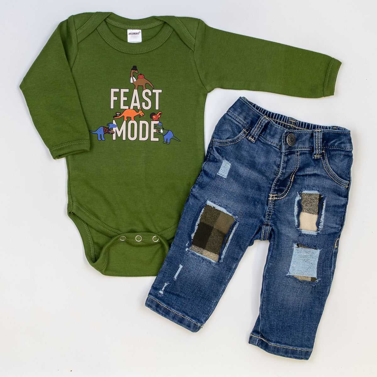 Cuddle Sleep Dream Feast Mode Dinosaur | Bodysuit