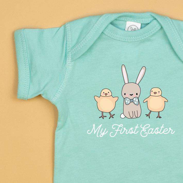 Cuddle Sleep Dream FIRST Easter Chicks & Bunny | Bodysuit