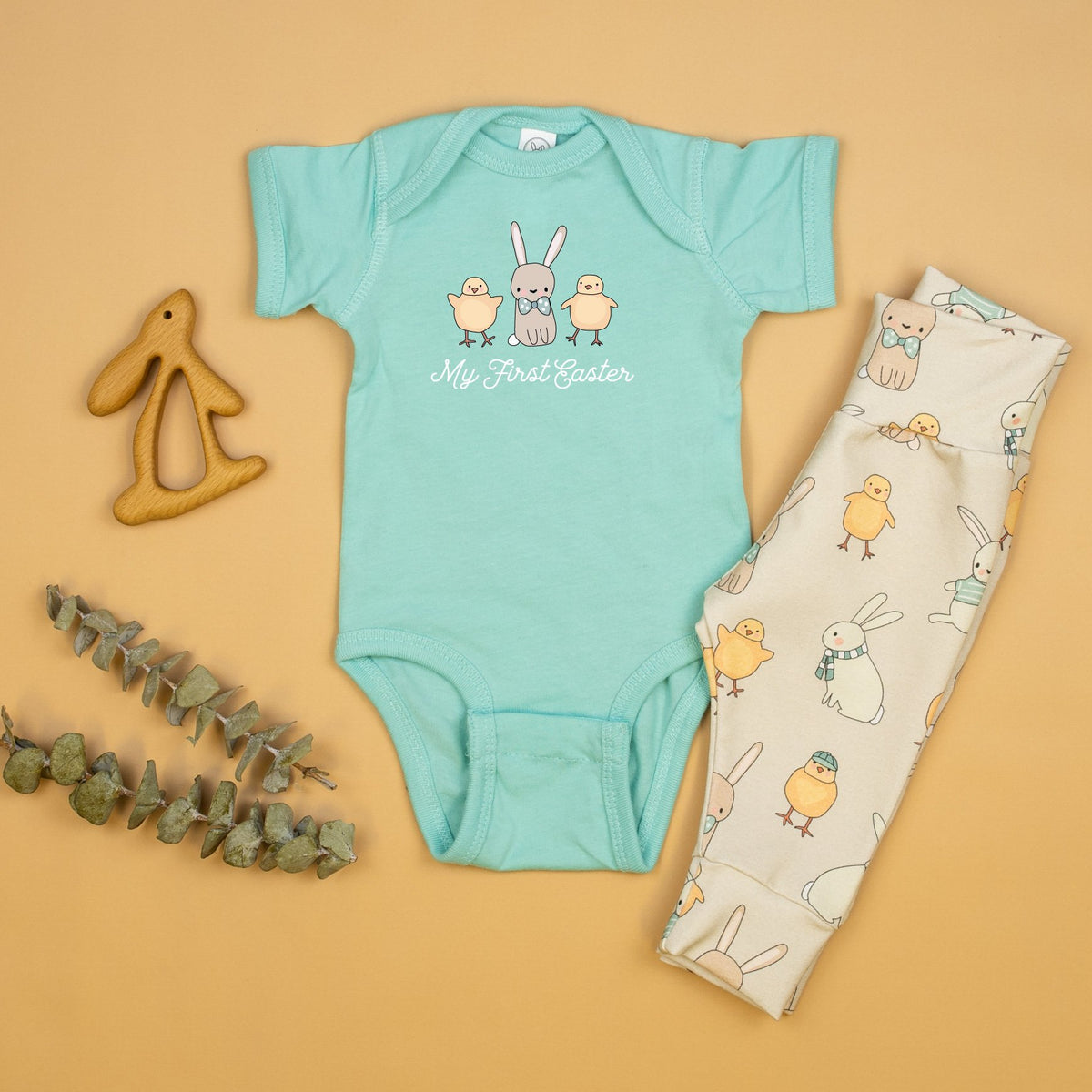 Cuddle Sleep Dream FIRST Easter Chicks &amp; Bunny | Bodysuit