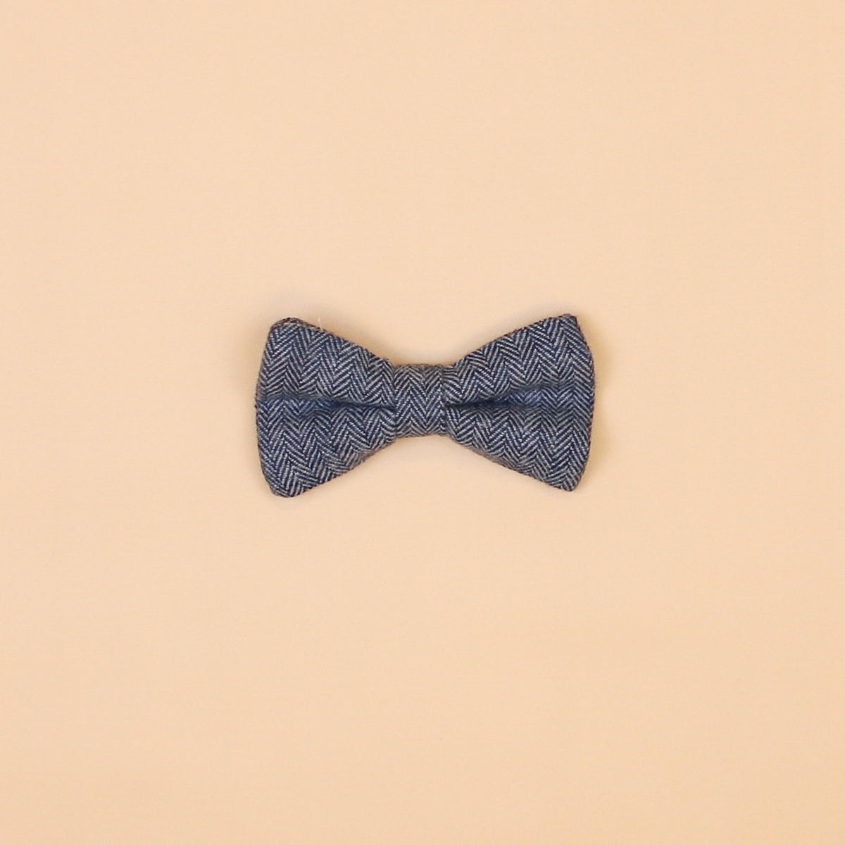 Cuddle Sleep Dream Ties Flannel Charcoal Bowtie Flannel Snap-On Tie