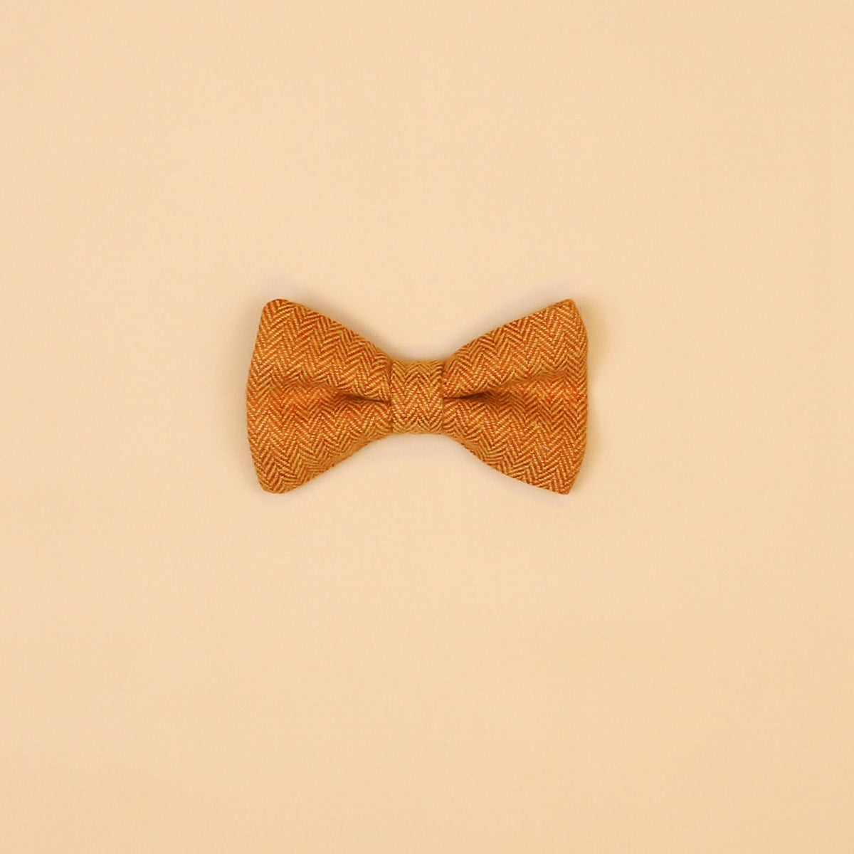 Cuddle Sleep Dream Ties Flannel Gold Bowtie Flannel Snap-On Tie