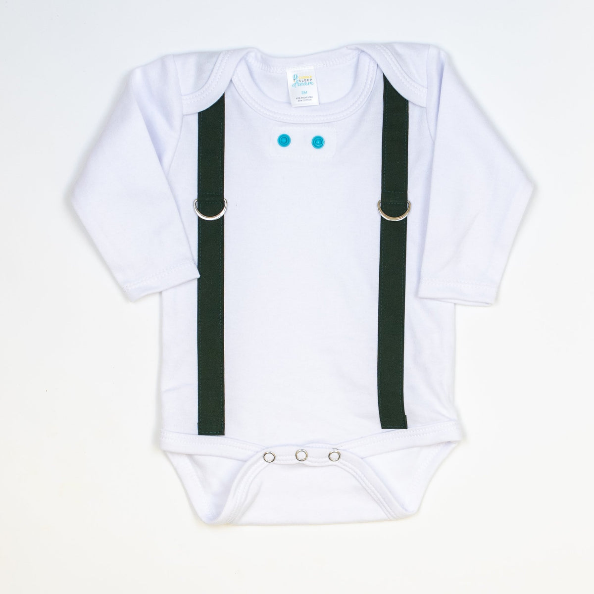 Cuddle Sleep Dream Oh Snap Forest Suspenders | Bodysuit or Tshirt