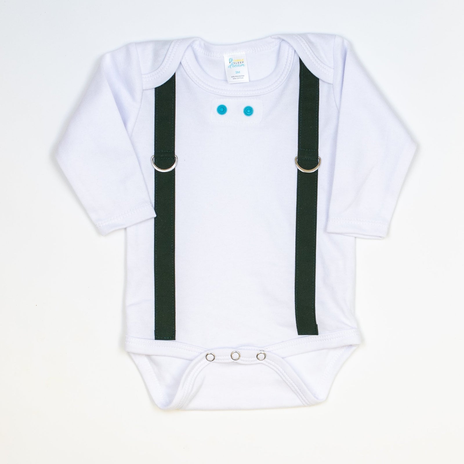 Cuddle Sleep Dream Oh Snap Forest Suspenders | Bodysuit or Tshirt