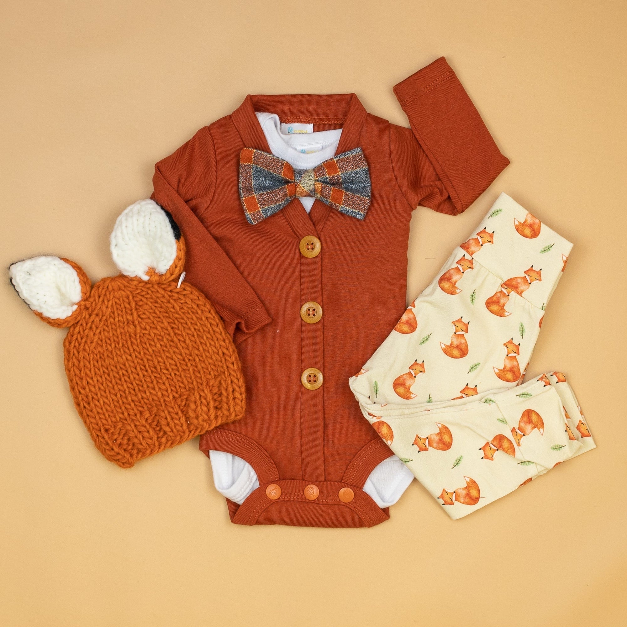 Cuddle Sleep Dream Bundles Full Cardigan Outfit | Fall Fox