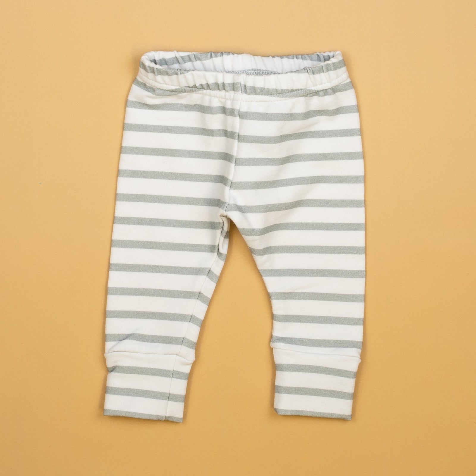 Cuddle Sleep Dream Slim Joggers Gray/White Striped French Terry Slim Joggers