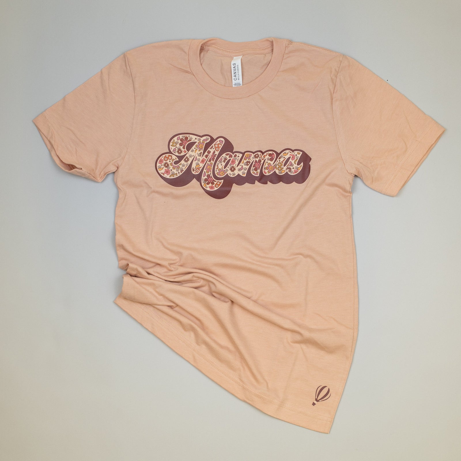 Cuddle Sleep Dream Groovy Mama GRAPE | Peach Unisex Tshirt