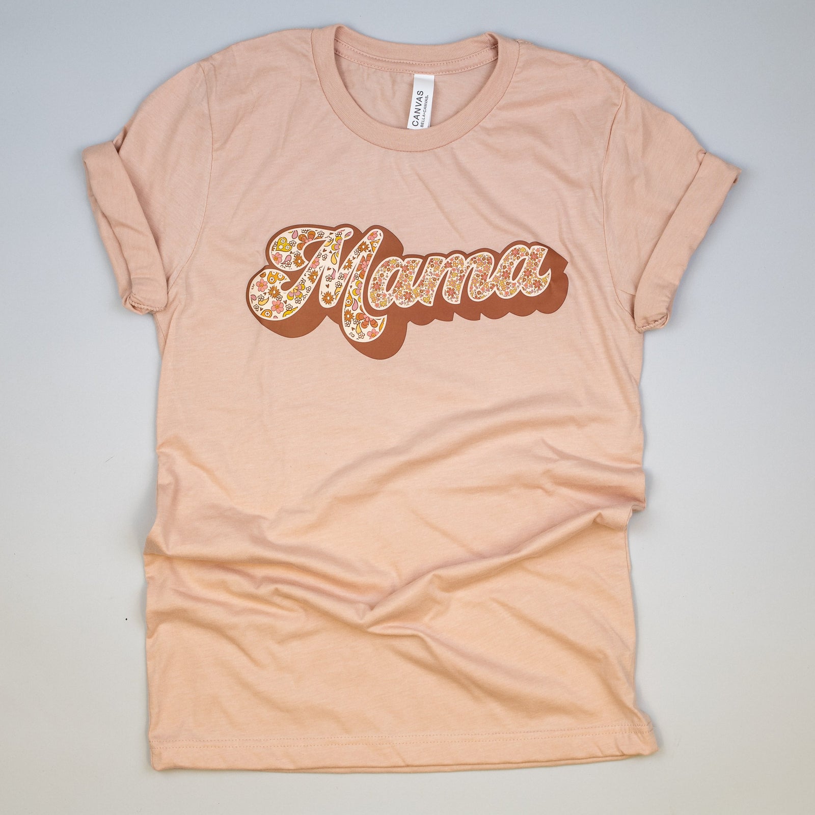 Cuddle Sleep Dream Groovy Mama Rosewood | Peach Unisex Tshirt
