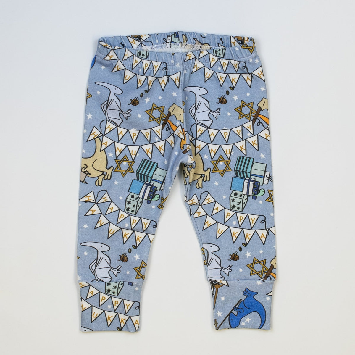 Cuddle Sleep Dream Slim Joggers Hanukkah Dinosaur Slim Joggers