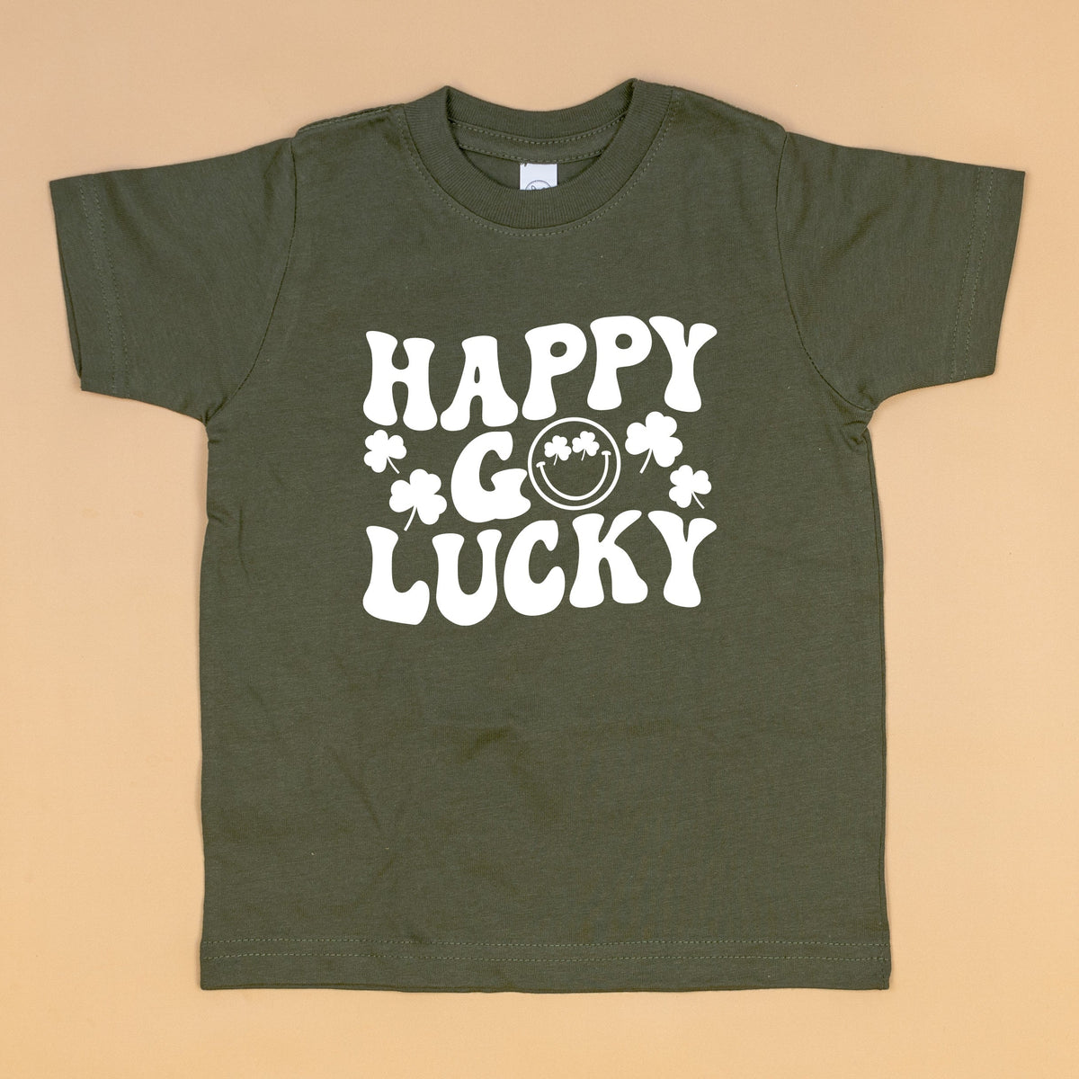 Cuddle Sleep Dream Graphic Tee Happy Go Lucky | St. Patrick&#39;s Day Green Tshirt