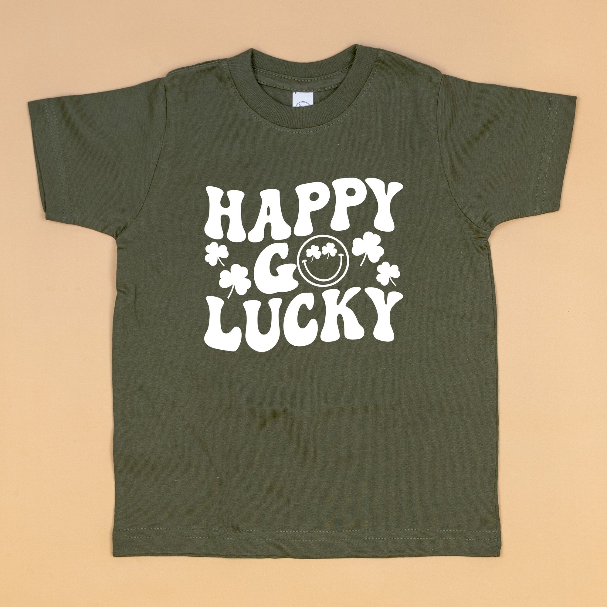 Cuddle Sleep Dream Graphic Tee Happy Go Lucky | St. Patrick's Day Green Tshirt