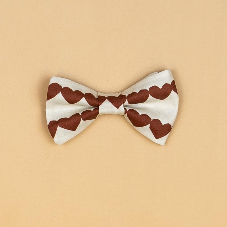 Cuddle Sleep Dream Bowtie Bodysuit Heartstrings in Rust Bowtie Bodysuit
