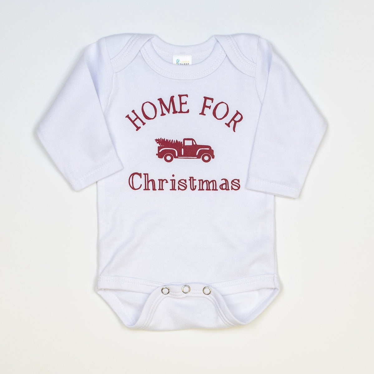 Cuddle Sleep Dream Home for Christmas Bodysuit