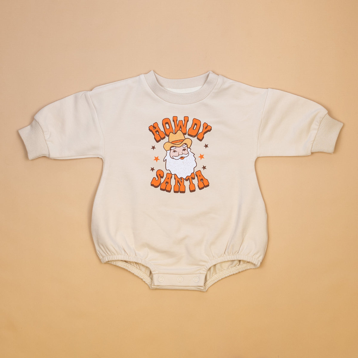 Cuddle Sleep Dream Howdy Santa | Sweater Romper