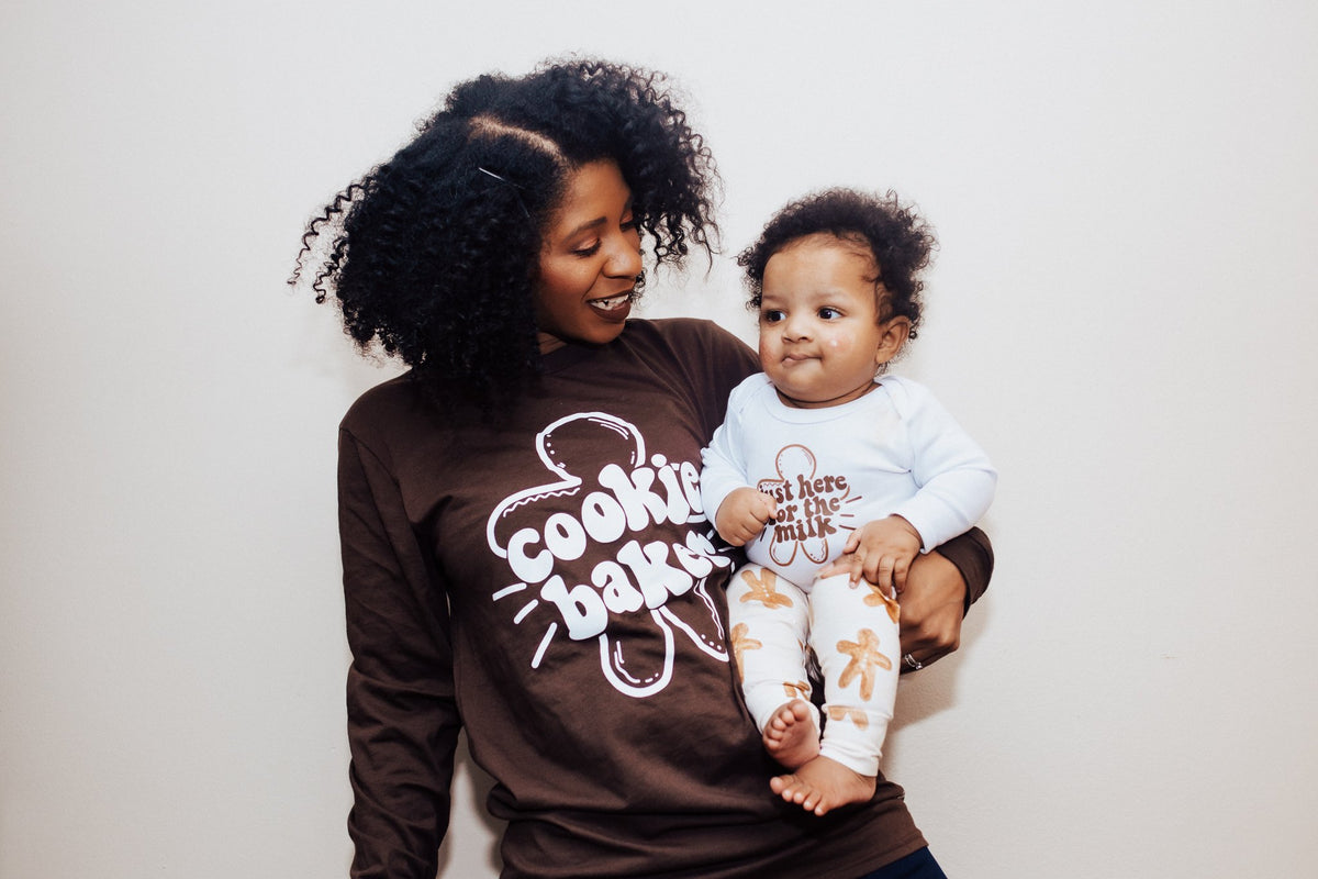 Cuddle Sleep Dream Just Here for the Milk Bodysuit