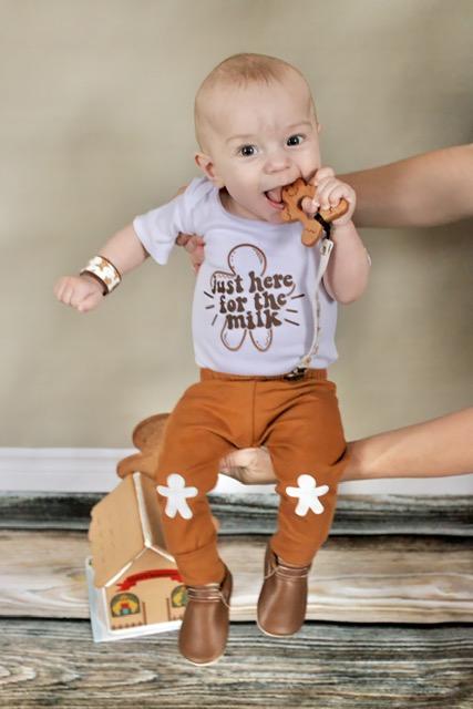 Cuddle Sleep Dream Just Here for the Milk Bodysuit