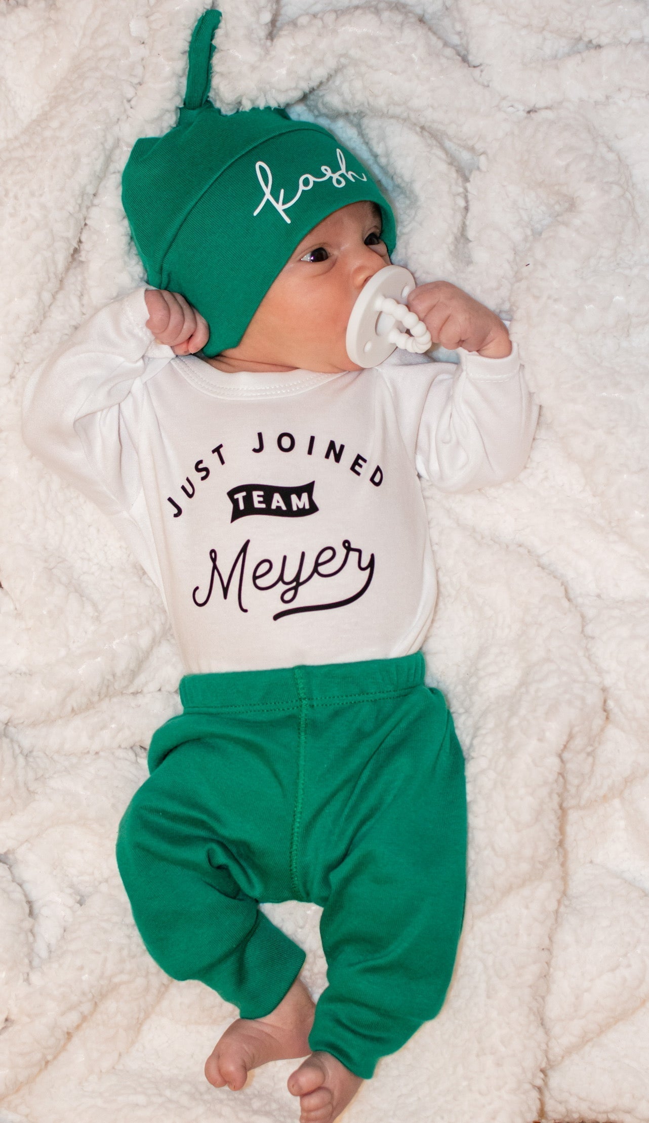 Cuddle Sleep Dream Knot Hat Kelly Green Knot Hat