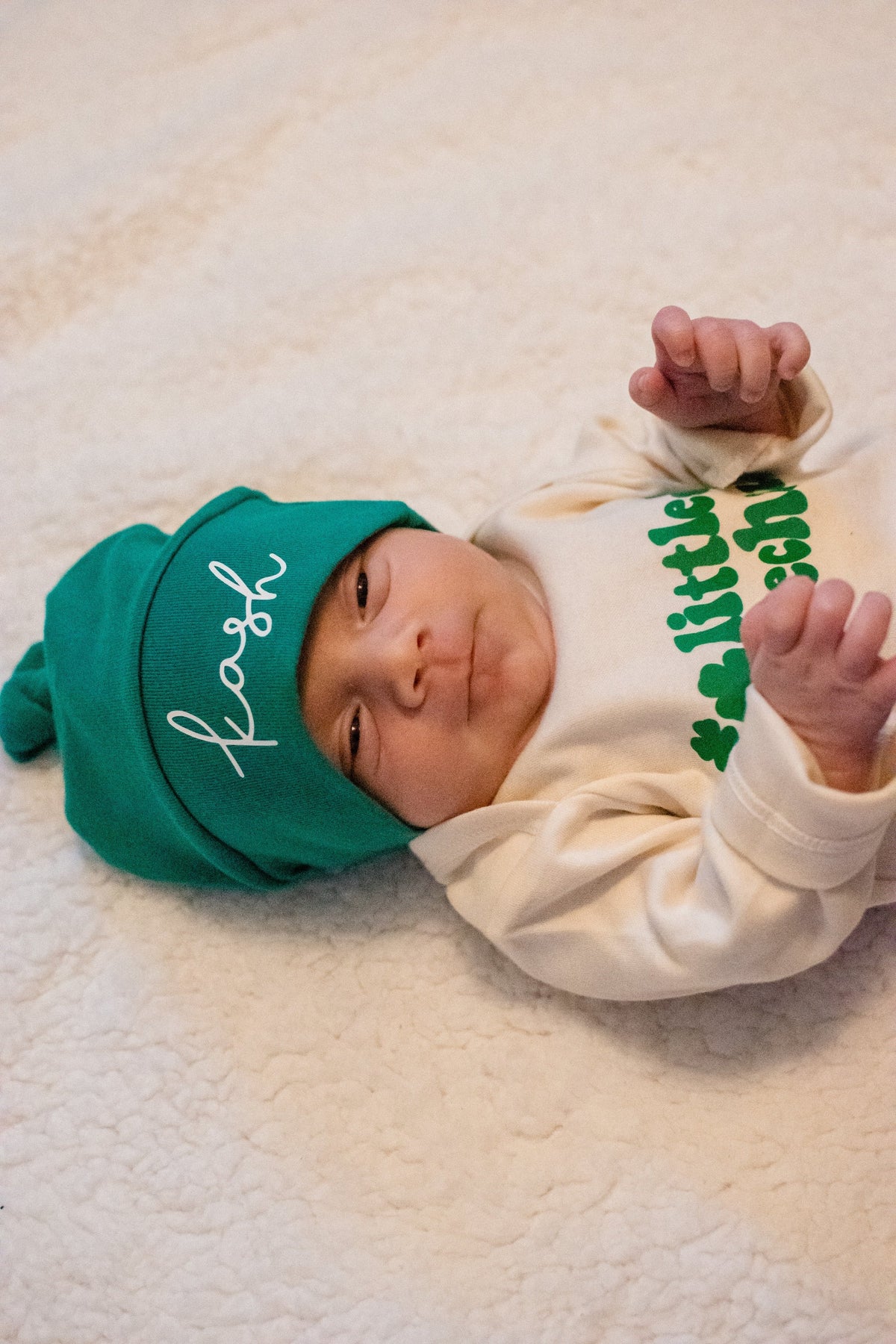 Cuddle Sleep Dream Knot Hat Kelly Green Knot Hat