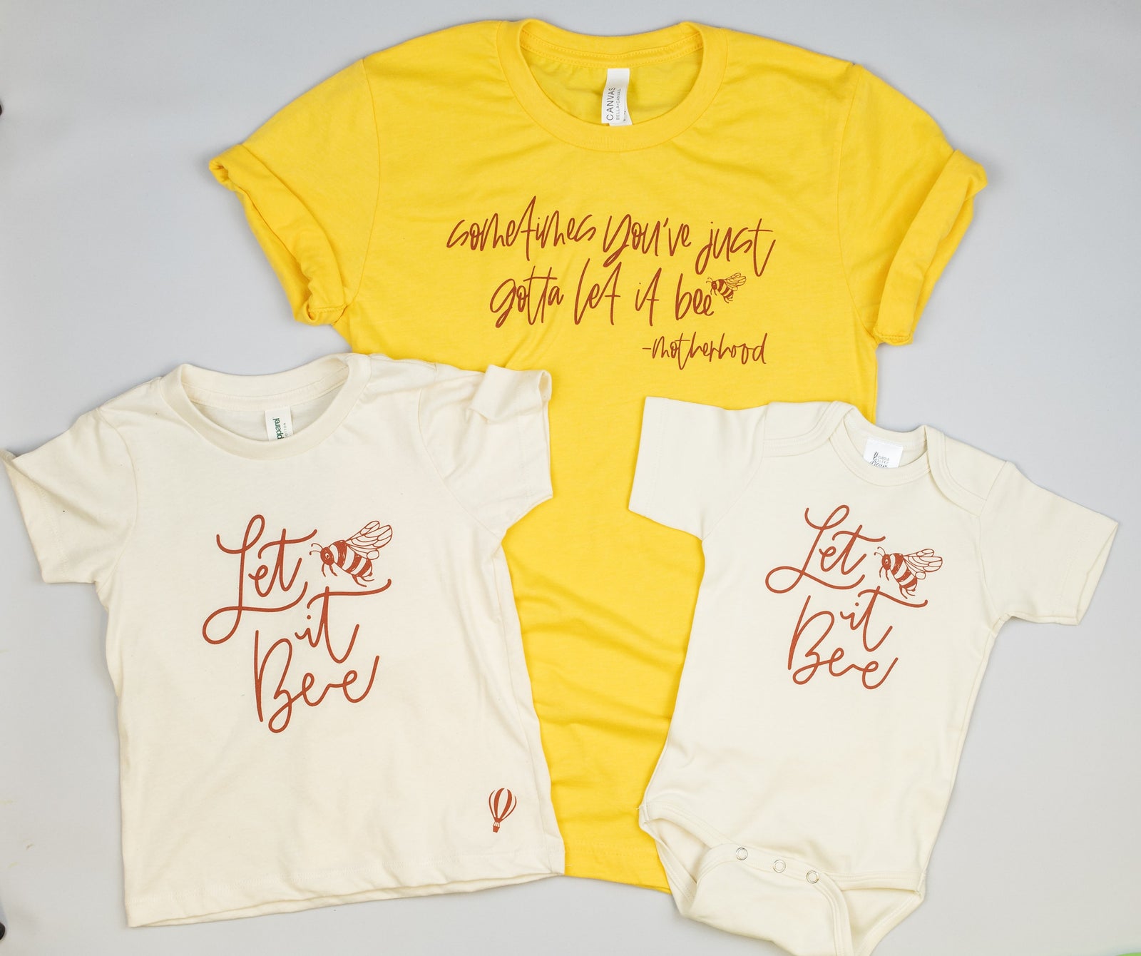 Cuddle Sleep Dream Adult Tees Let it Bee #Motherhood | Yellow Unisex Tshirt