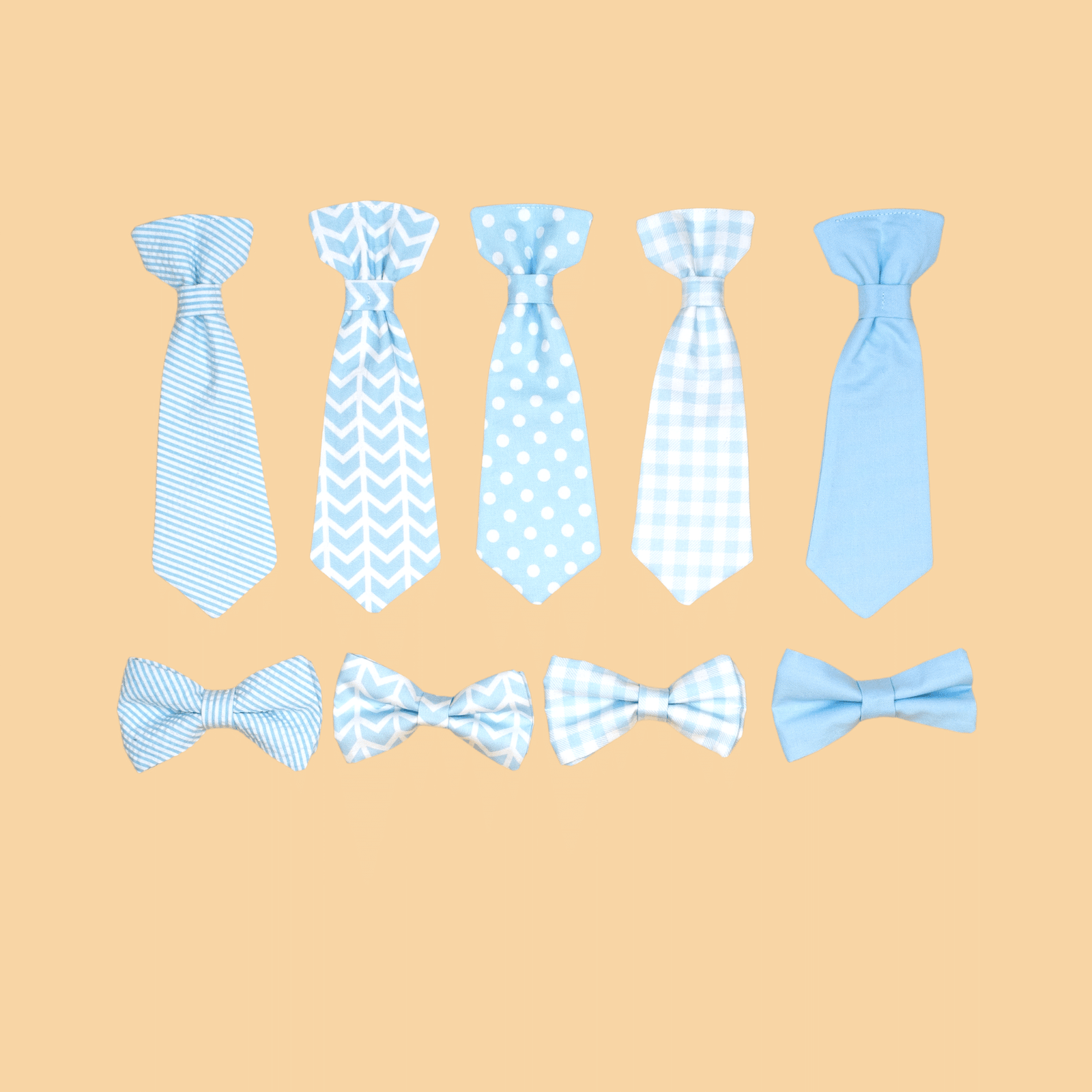 Cuddle Sleep Dream Ties Light Blue Snap-On Tie