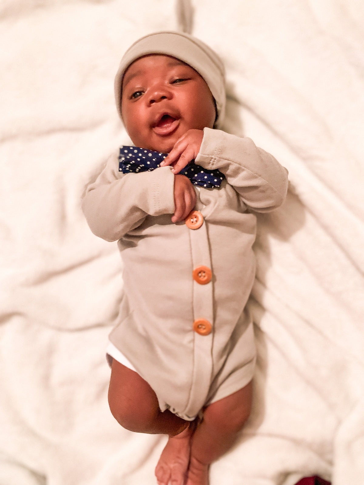 Cuddle Sleep Dream Knot Hat Light Gray Knot Hat