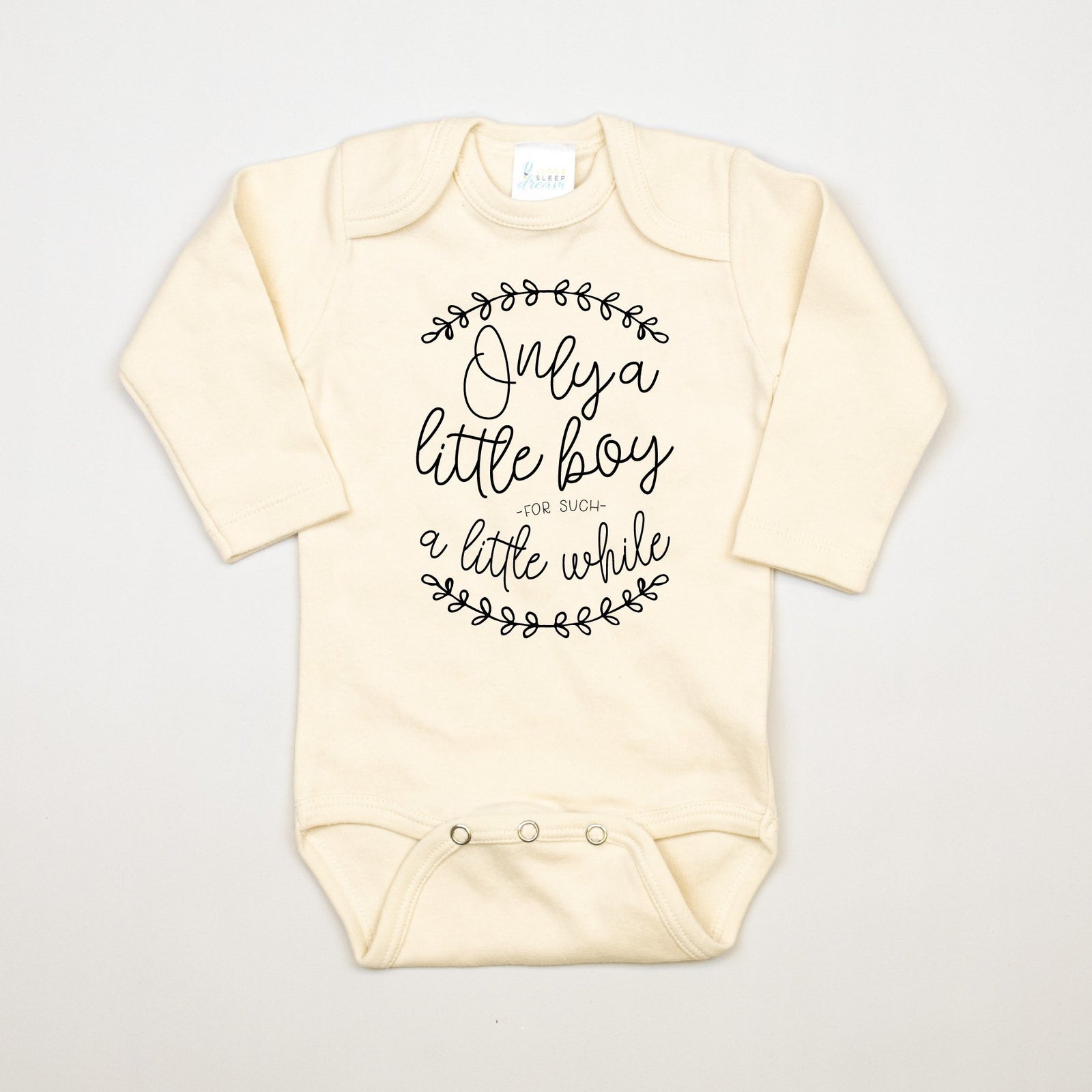 Cuddle Sleep Dream Little Boy Onesie