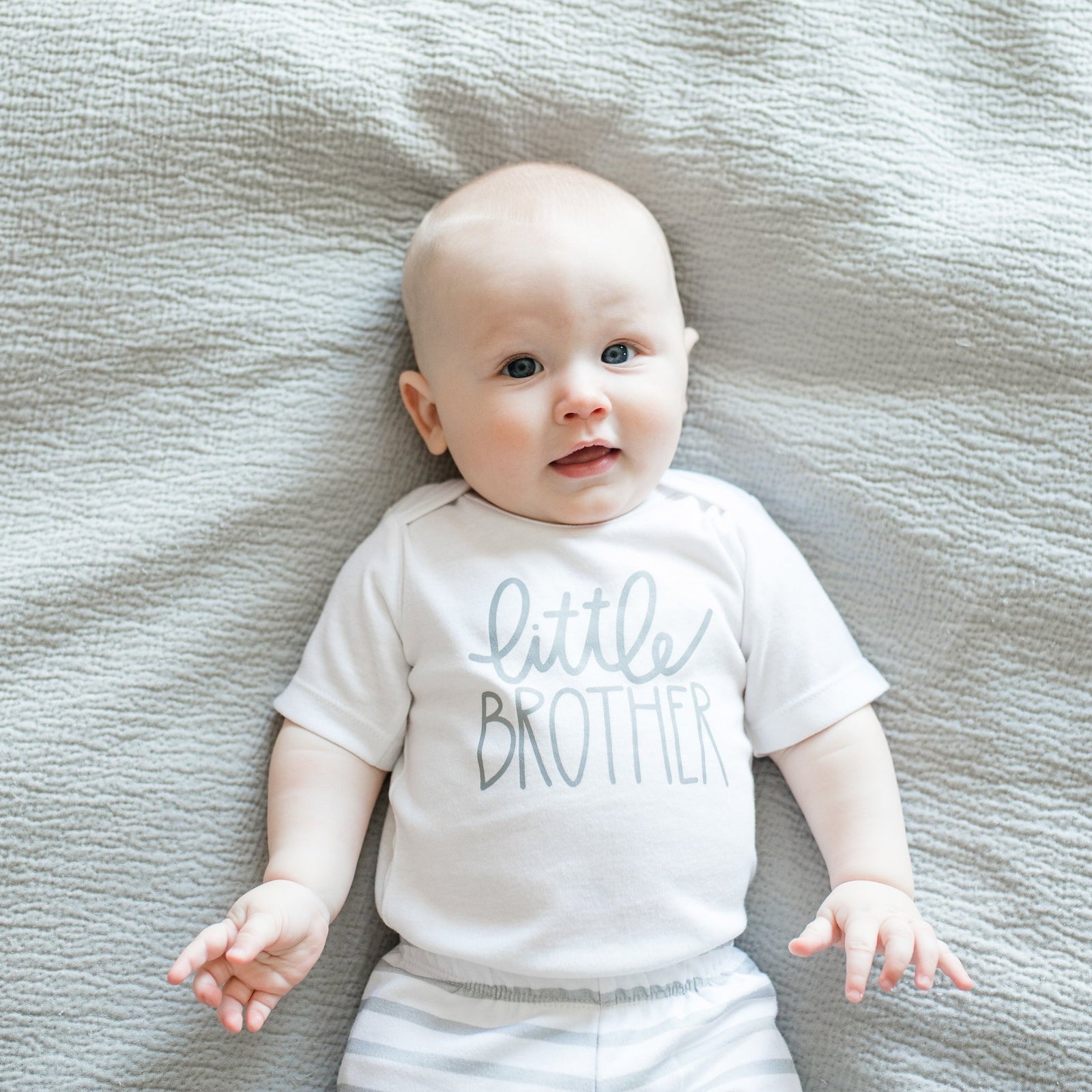 Little Brother Bundle | Script Style, Gray