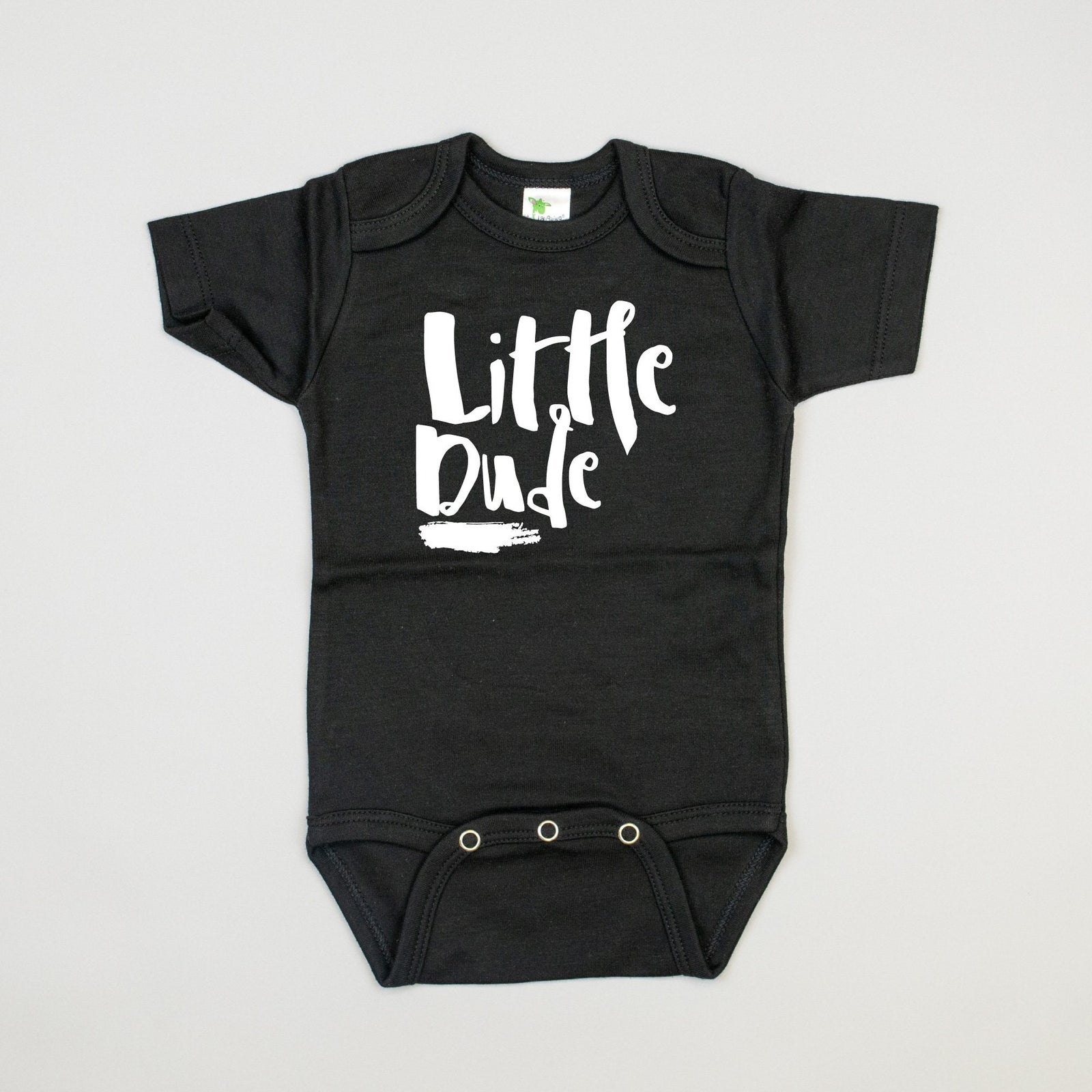 Cuddle Sleep Dream Little Dude Onesie (not new)| Black