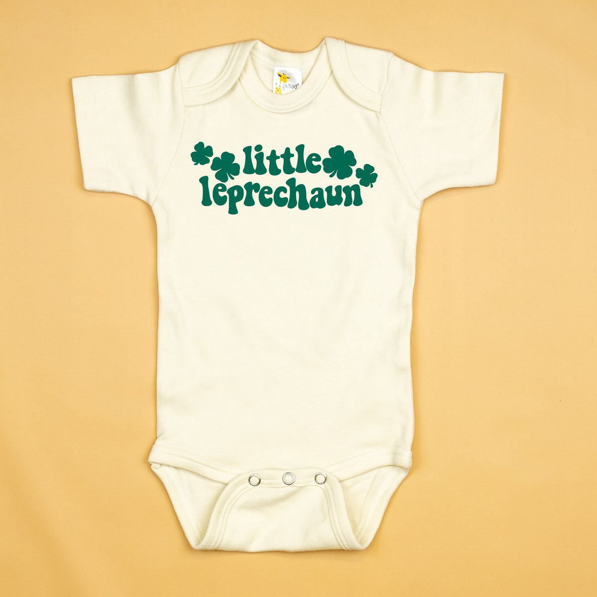Cuddle Sleep Dream Little Leprechaun | Natural Bodysuit