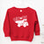 Cuddle Sleep Dream Loads of Love | Red Fleece Sweatshirt