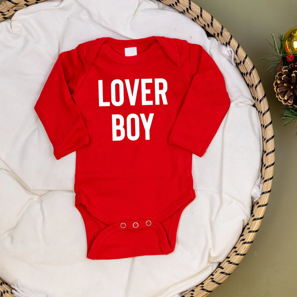 Lover Boy Red Bodysuit Cuddle Sleep Dream