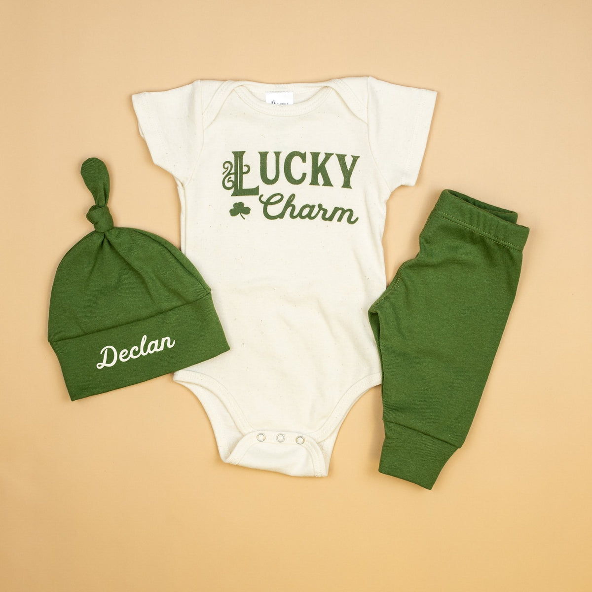 Cuddle Sleep Dream 0-3m Short Sleeve (Natural) Lucky Charm | Bundle