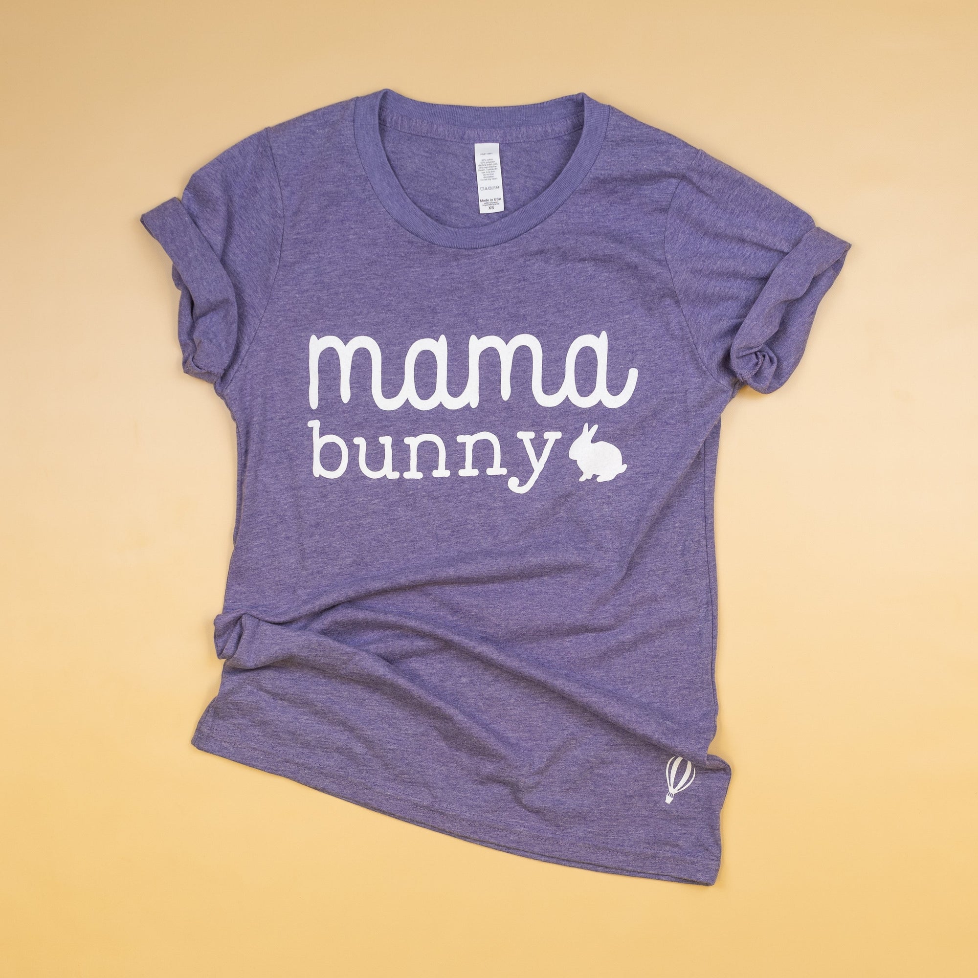 Cuddle Sleep Dream Mama Bunny | Heather Purple Unisex Tshirt